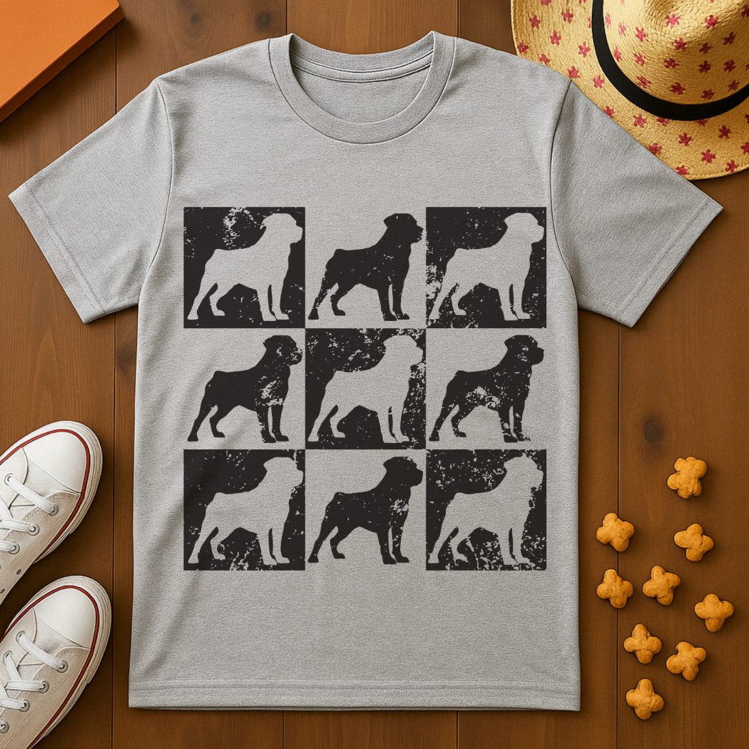 Rottweiler Print T-Shirt