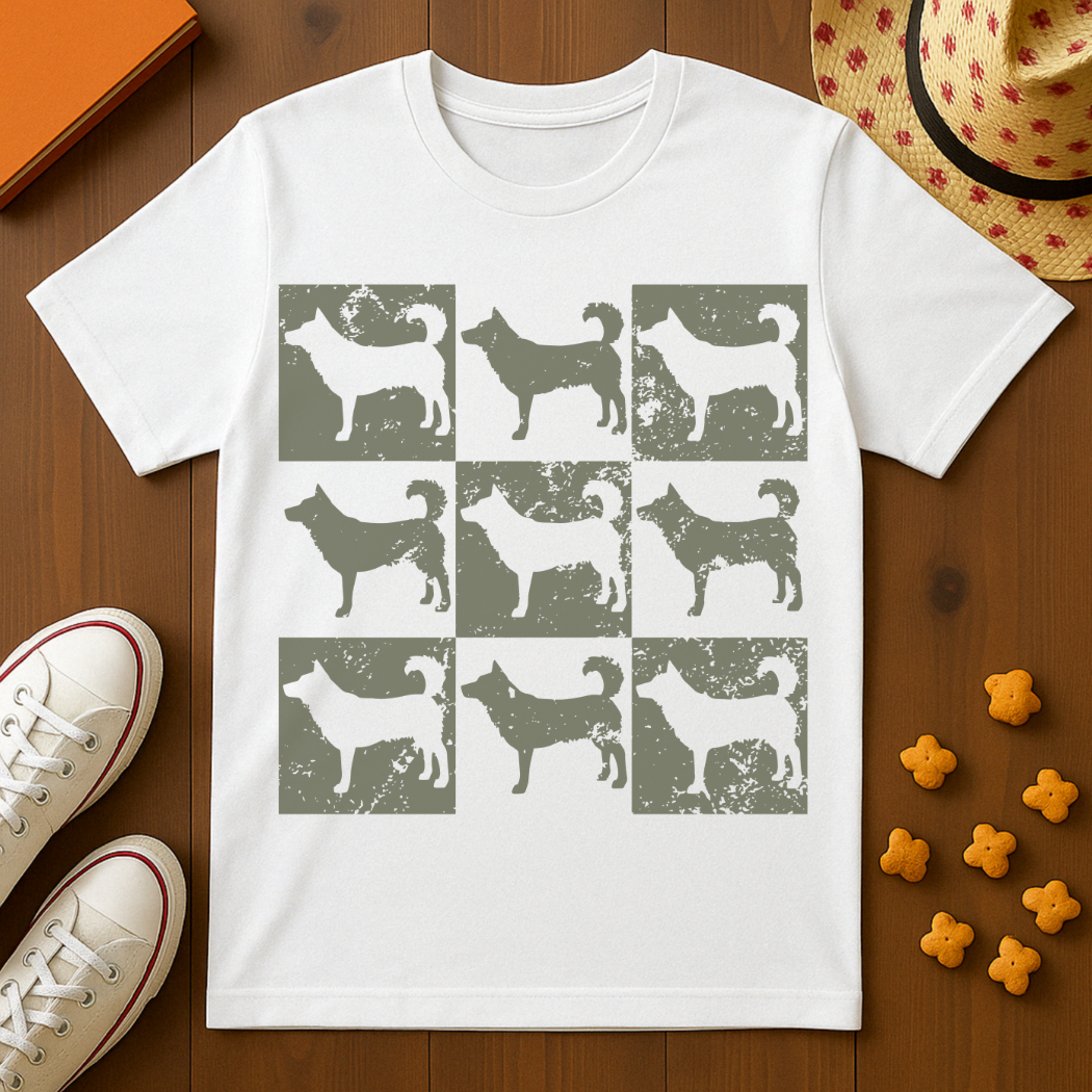 Husky Print T-Shirt