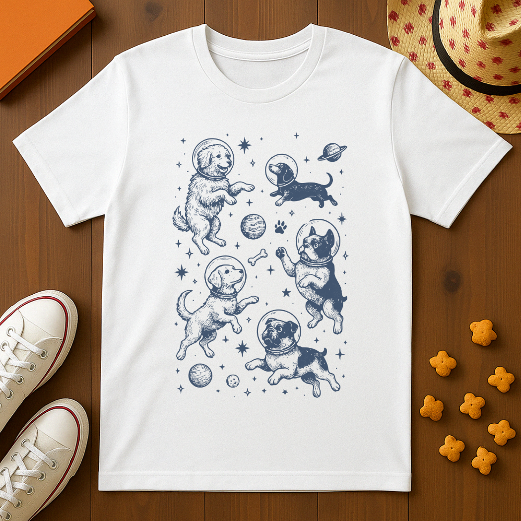 Dogs in Space Tee