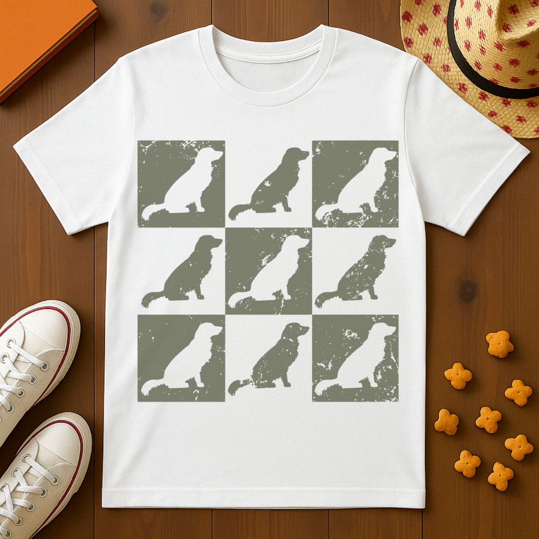 Golden Retriever Print T-Shirt