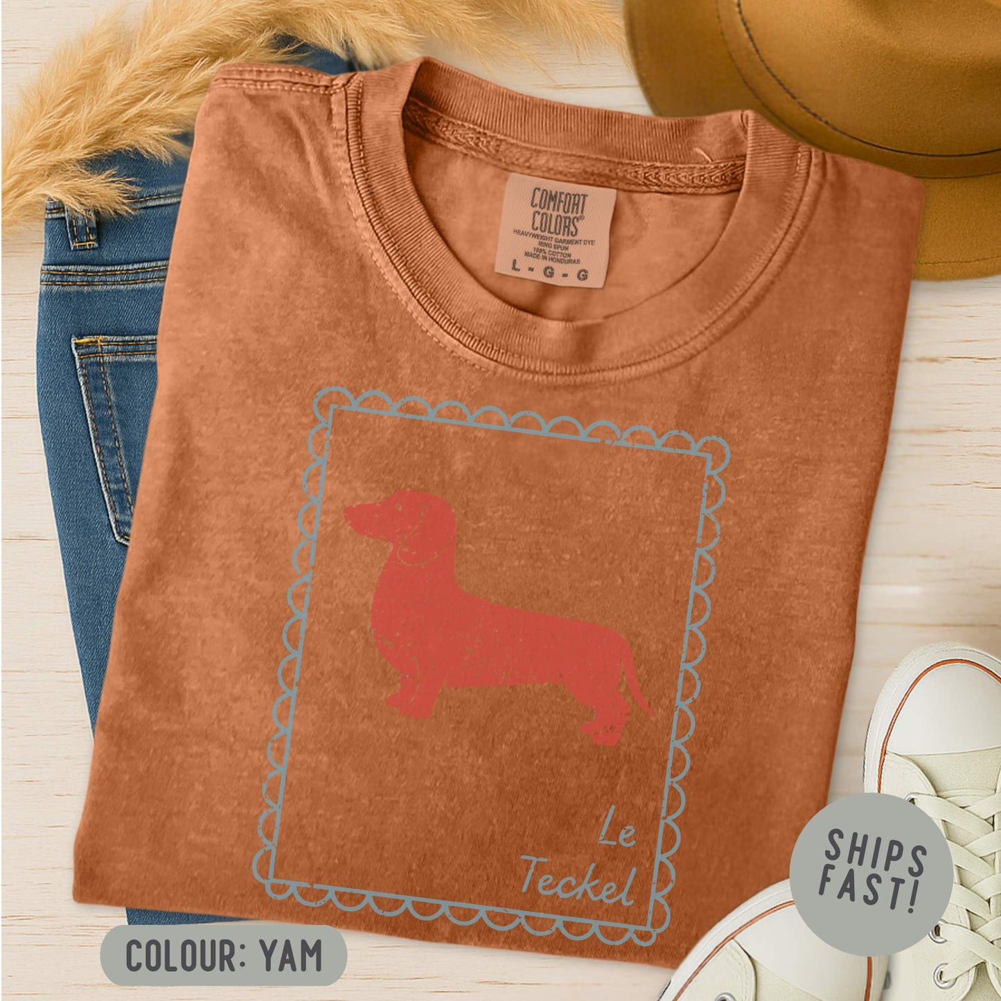 Dachshund Stamp T-Shirt