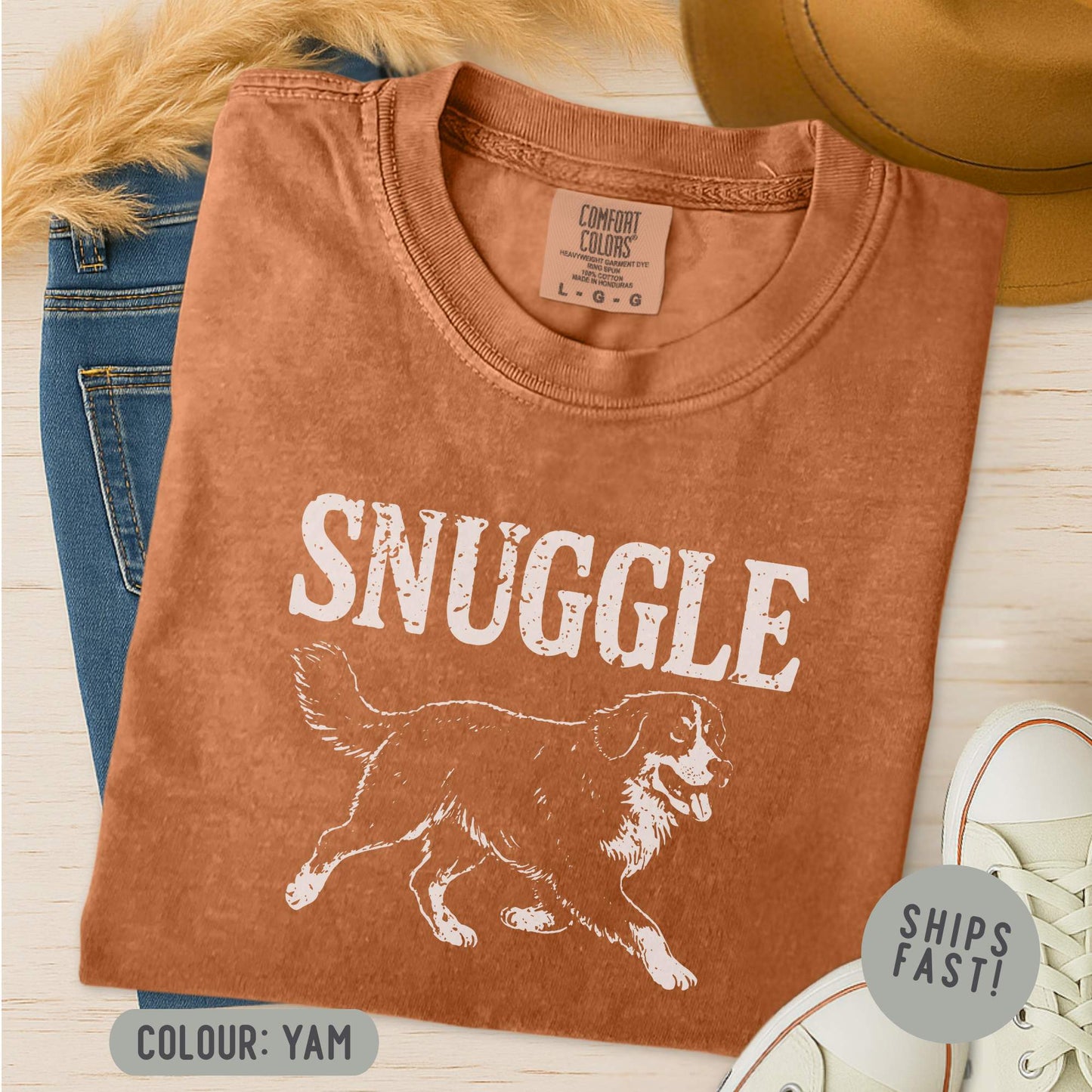 Bernese Mountain Dog Snuggle T-Shirt
