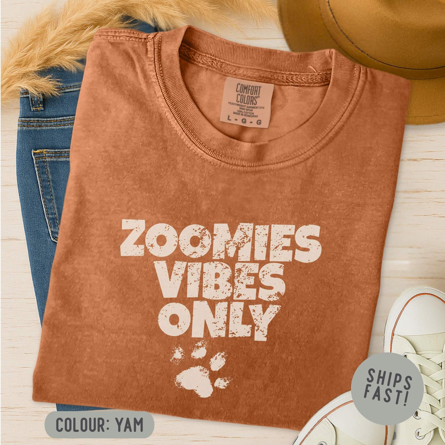 Comfort Colors Zoomies Vibes Only T-Shirt