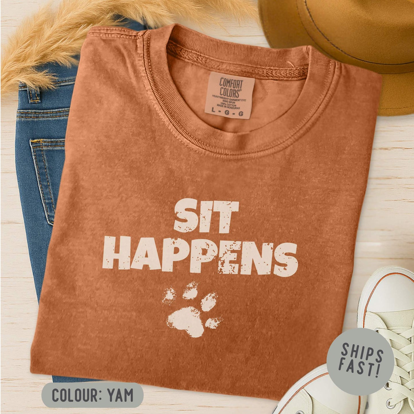 Comfort Color Sit Happens T-Shirt