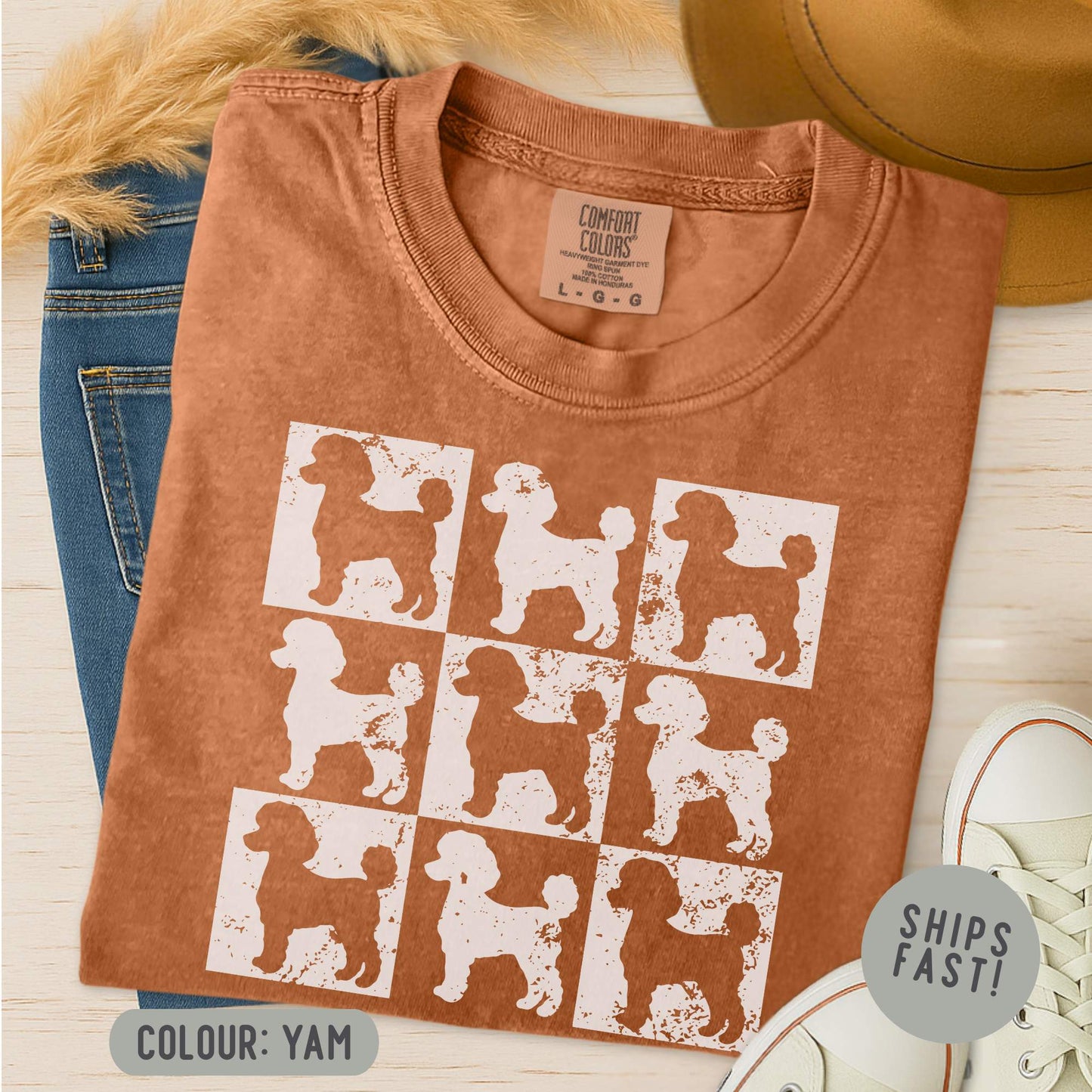 Comfort Colors Poodle T-Shirt