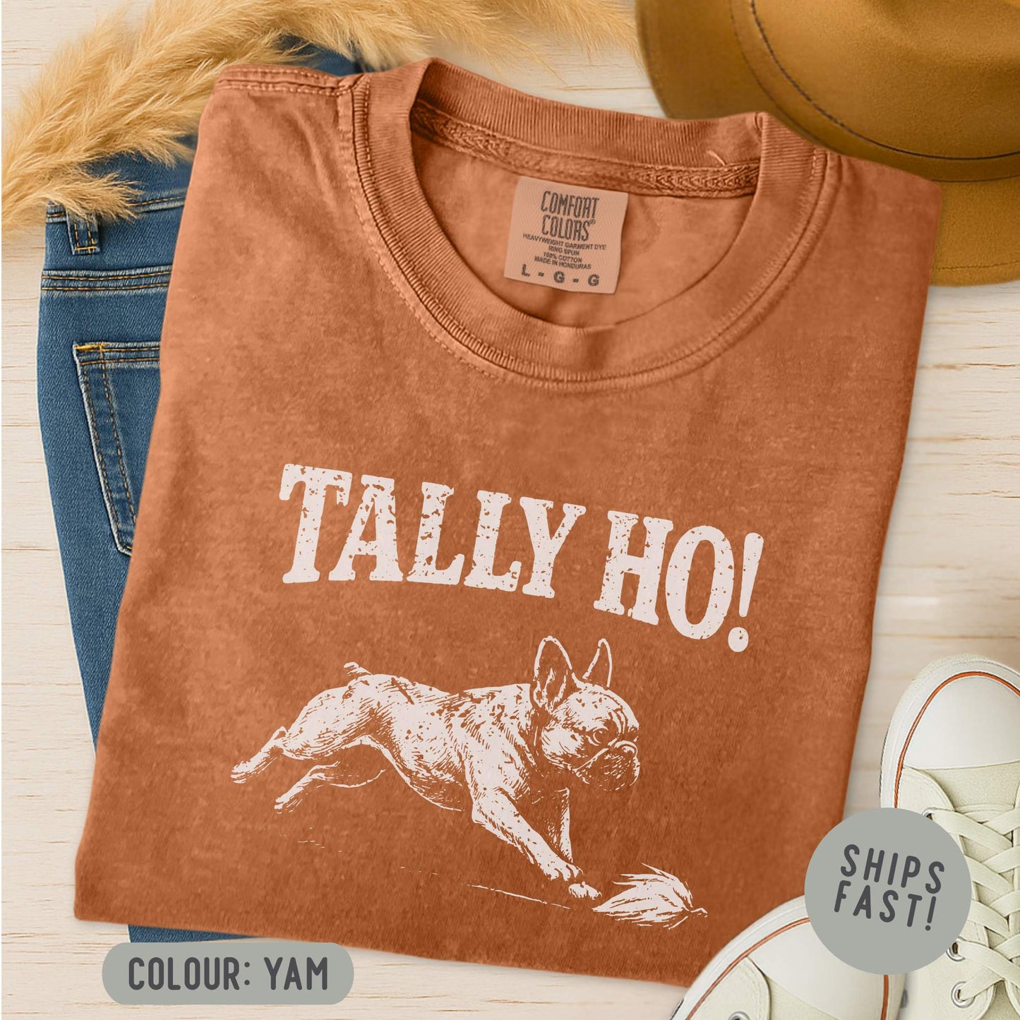 French Bulldog Running FastCAT T-Shirt