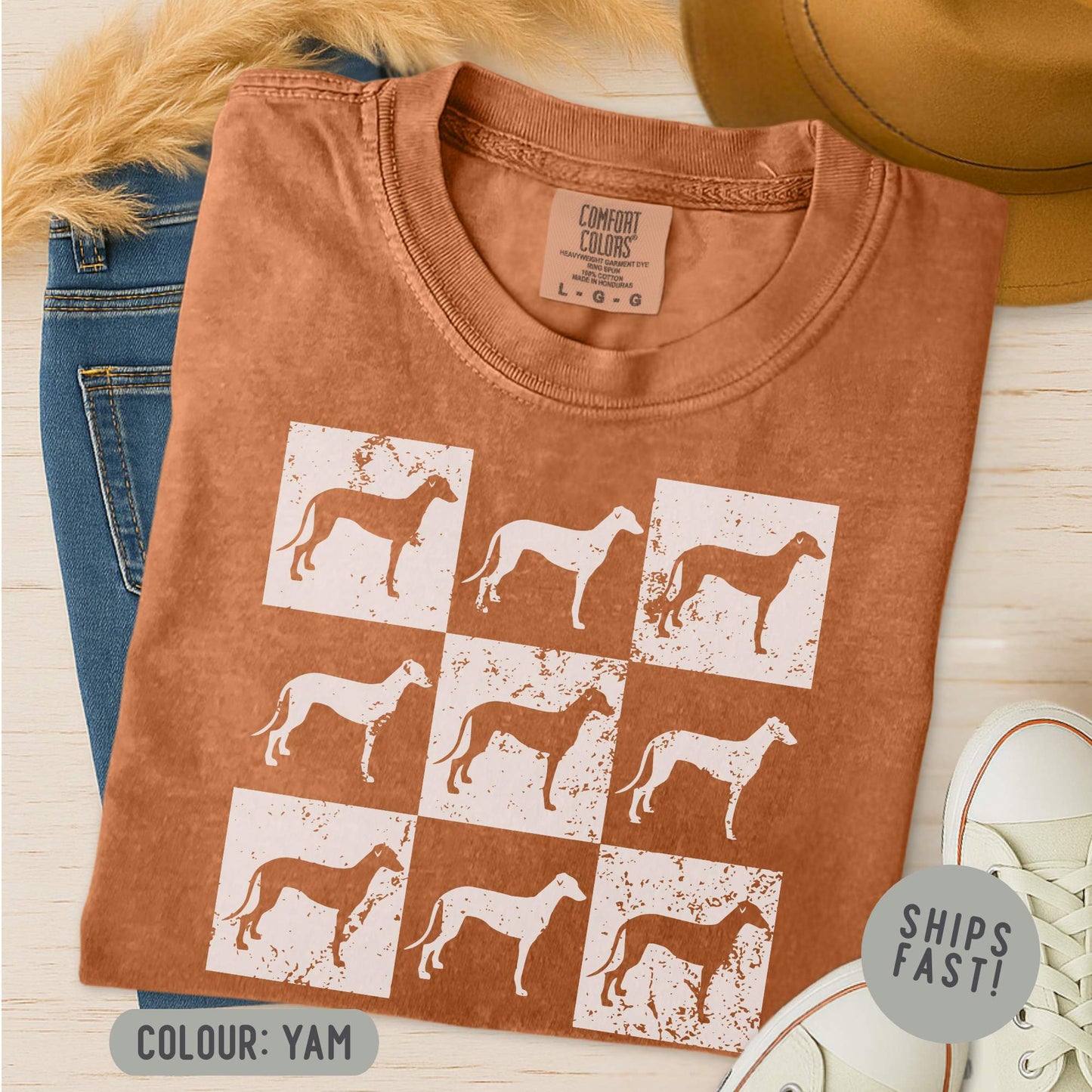 Comfort Colors Greyhound T-Shirt Gift