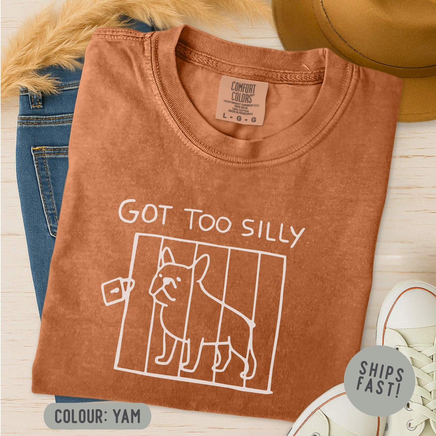 French Bulldog Got Too Silly T-Shirt