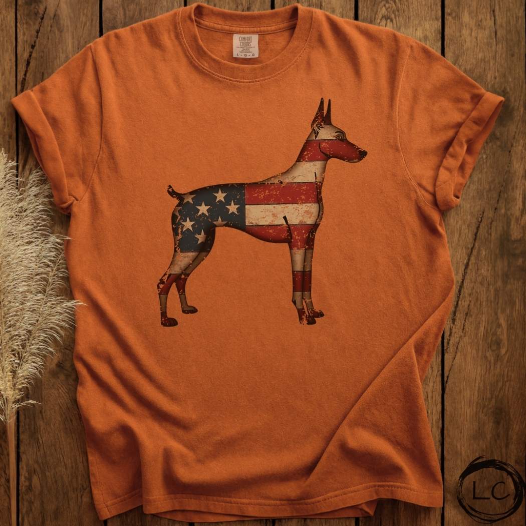 Patriotic Doberman T-Shirt