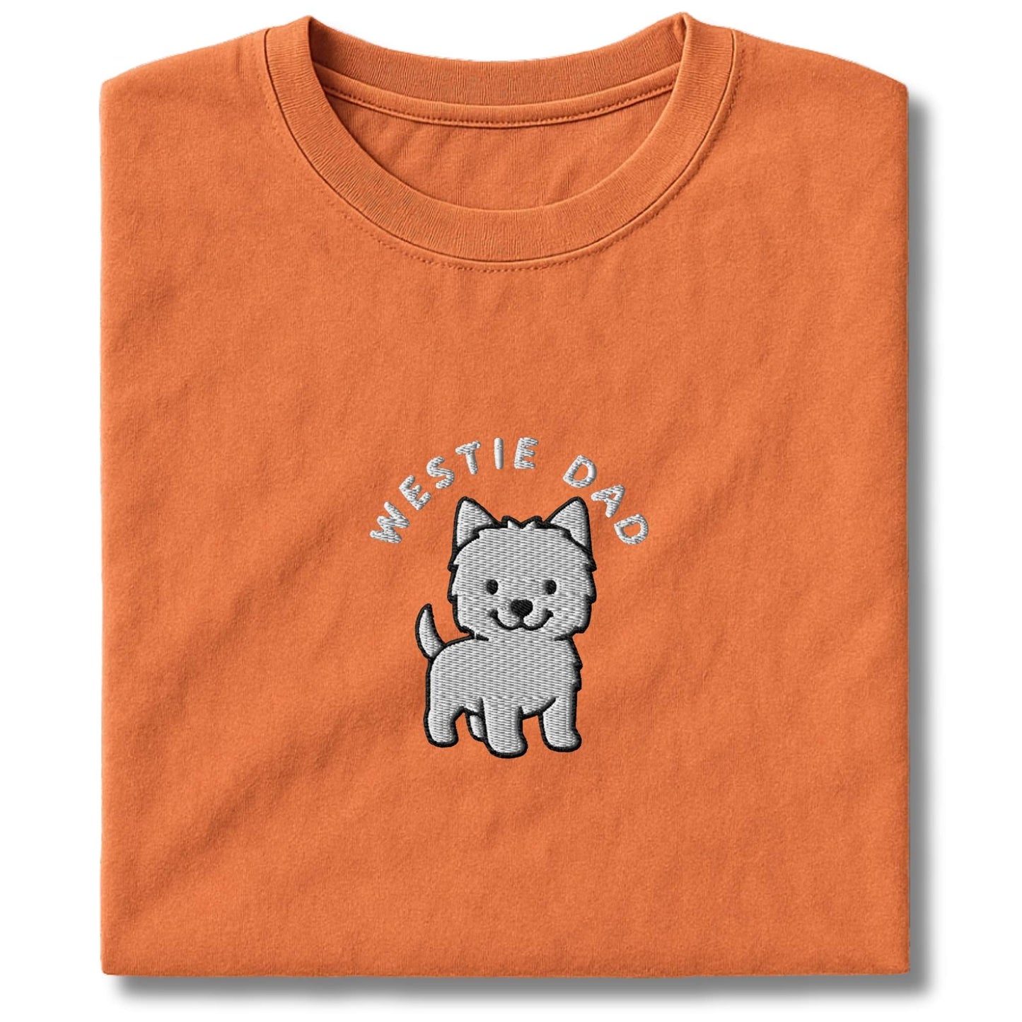 Embroidered Westie Dad T-Shirt