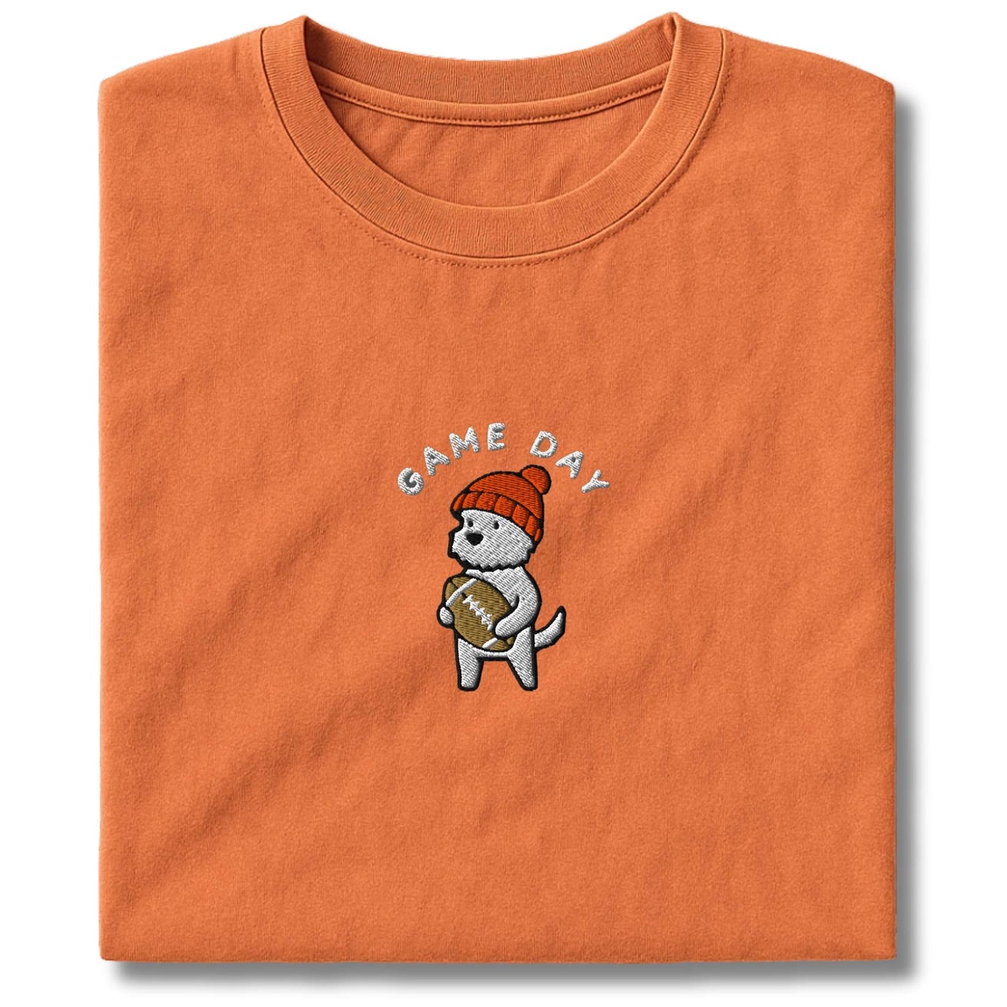 Embroidered Westie Game Day T-Shirt