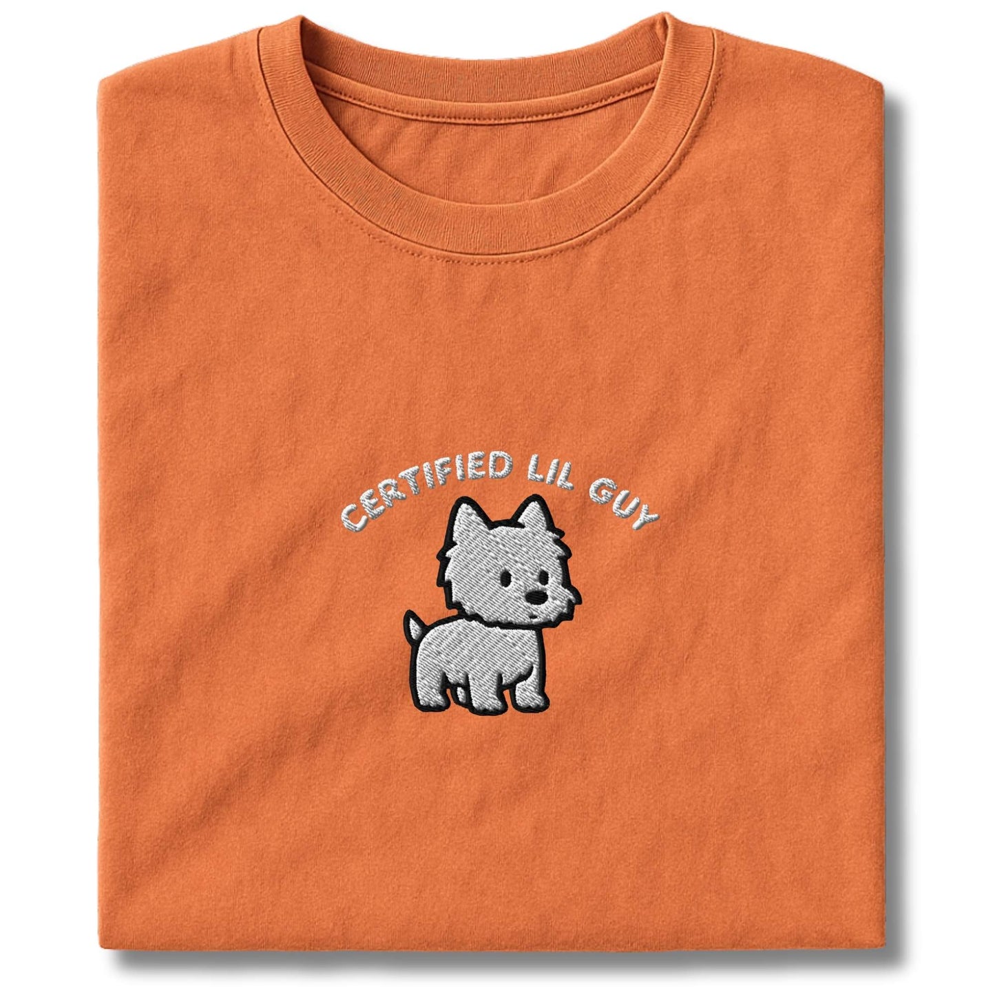 Embroidered Westie Certified Lil Guy T-Shirt