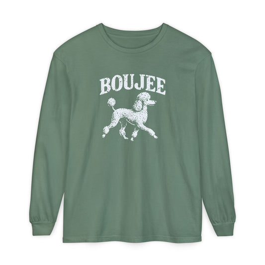 Poodle Boujee Long Sleeve T-Shirt