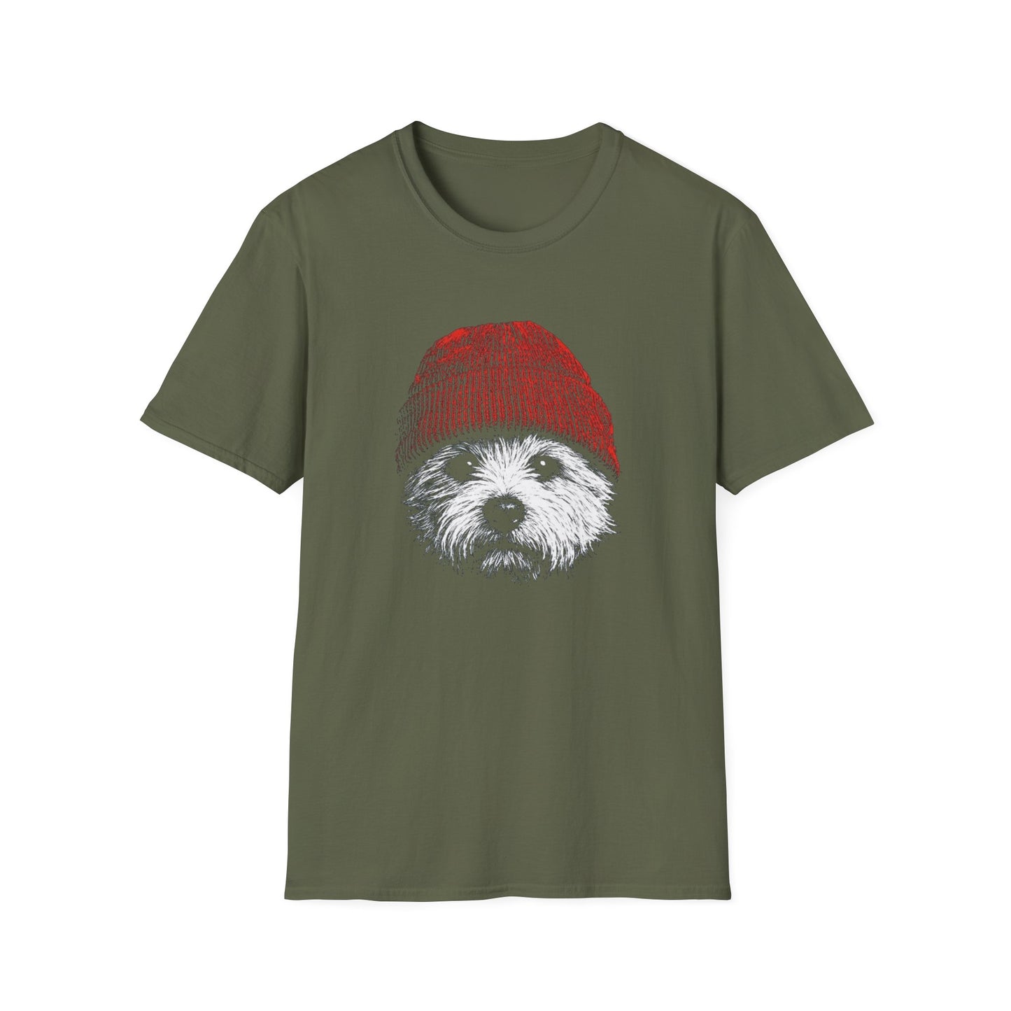 Westie In Beanie Tee
