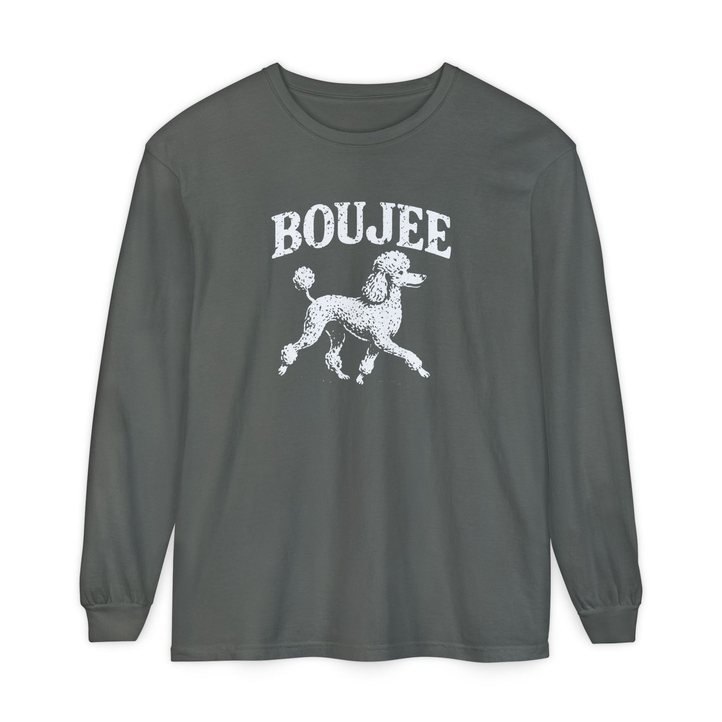 Poodle Boujee Long Sleeve T-Shirt