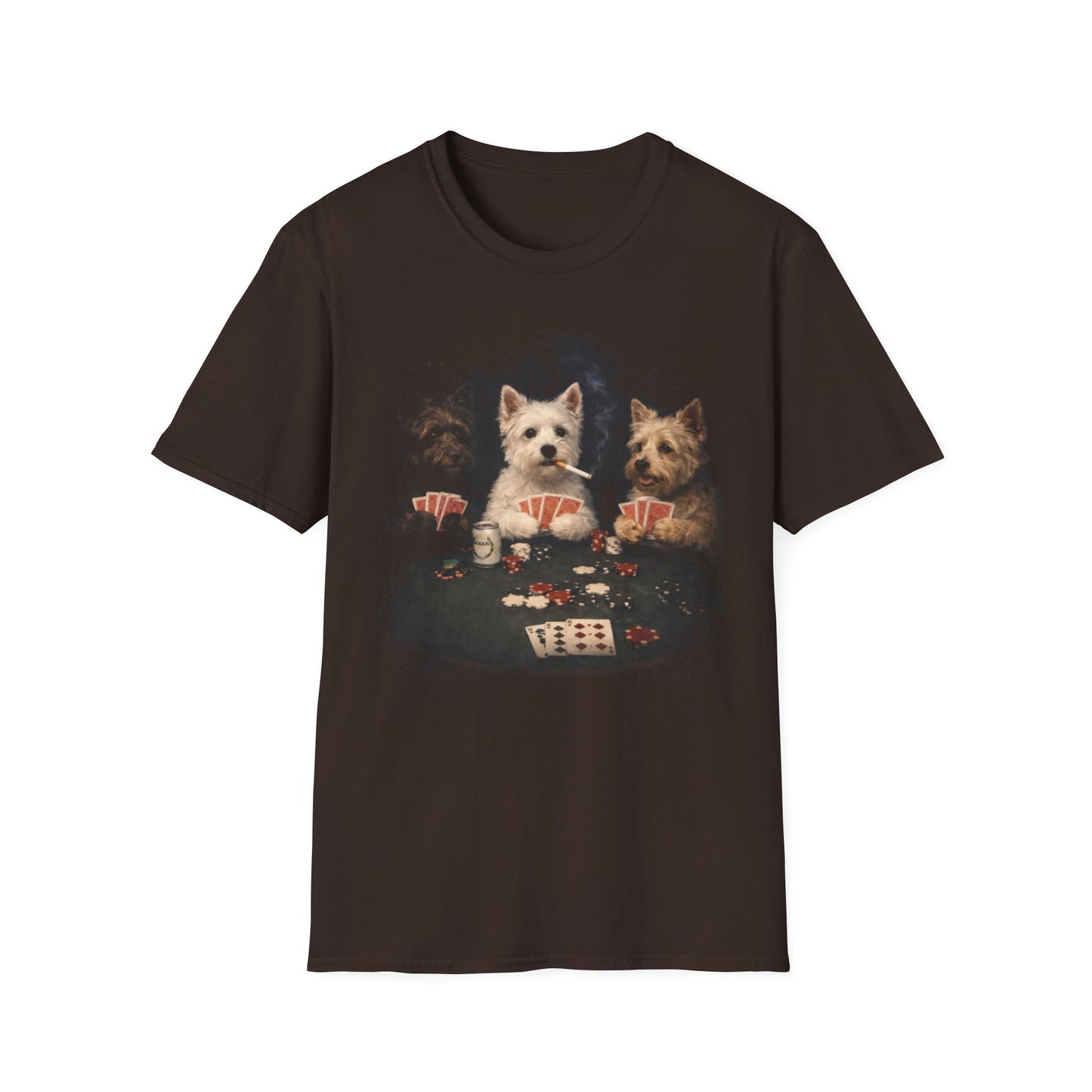 Westie At Poker Tee