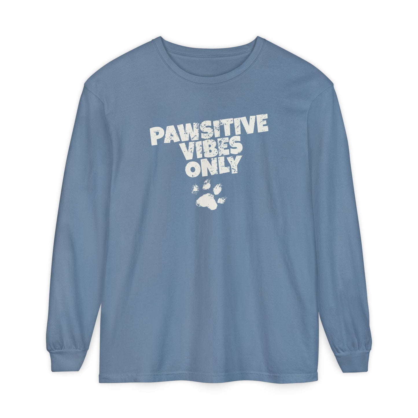 Pawsitive Vibes Only Long Sleeve T-Shirt