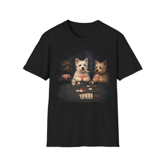 Westie At Poker Tee