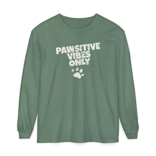 Pawsitive Vibes Only Long Sleeve T-Shirt