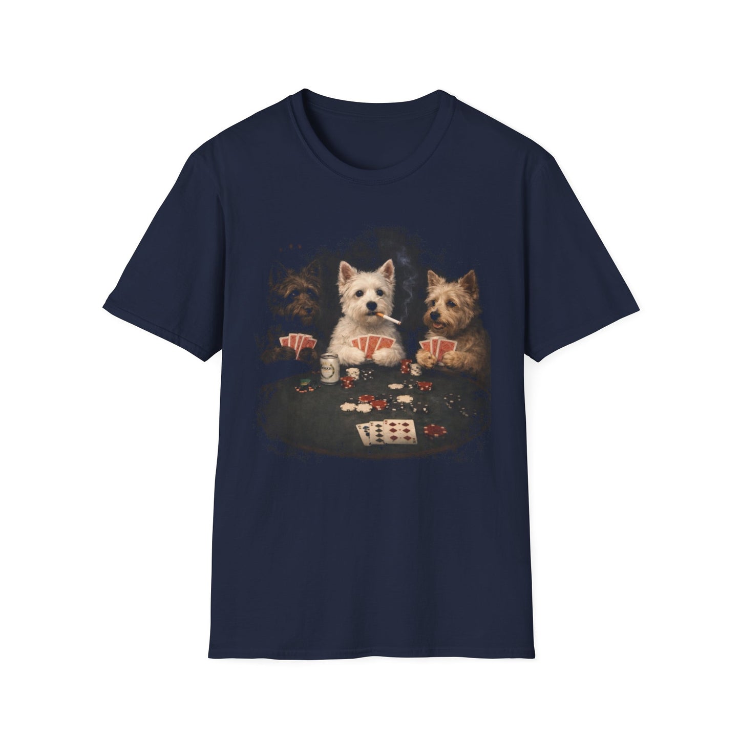 Westie At Poker Tee