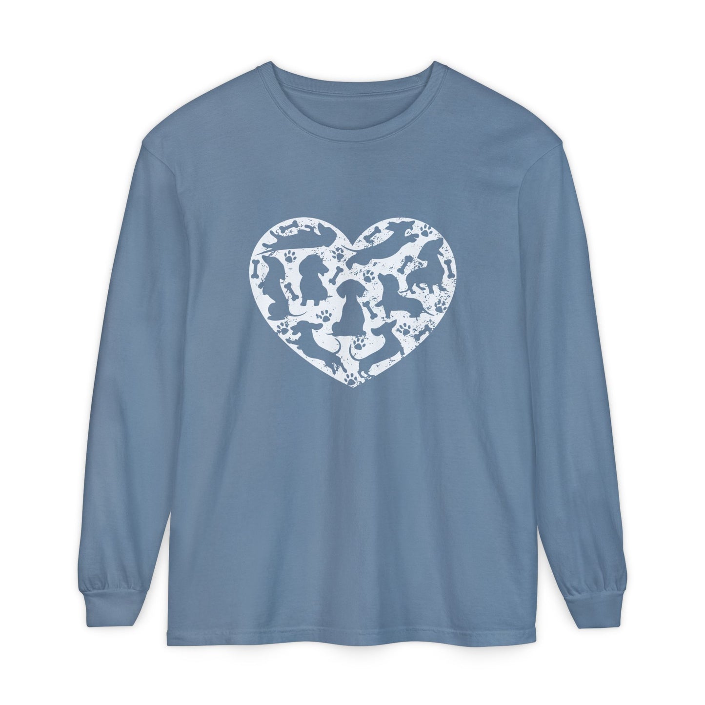 Dachshund Heart Long Sleeve T-Shirt