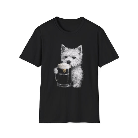Westie With A Pint Tee