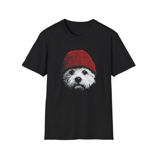 Westie In Beanie Tee