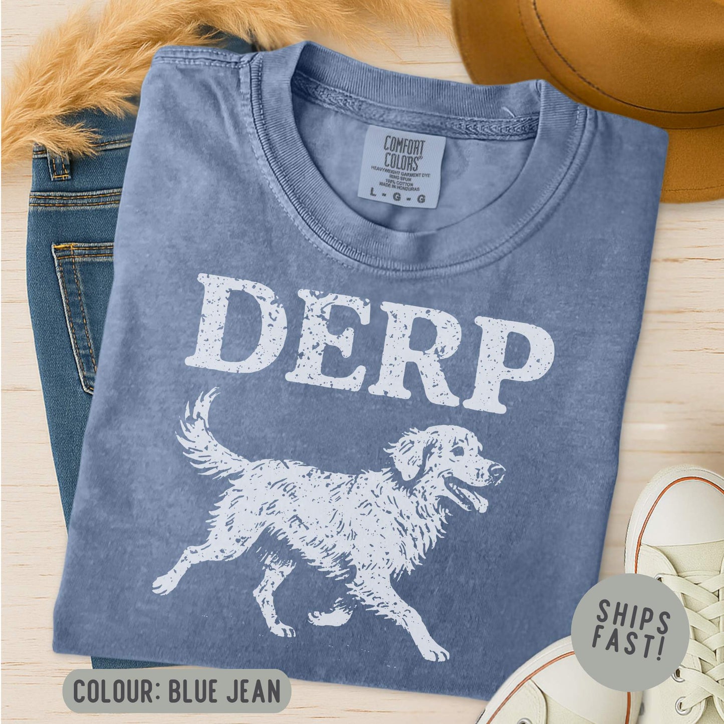 Golden Retriever Derp T-Shirt