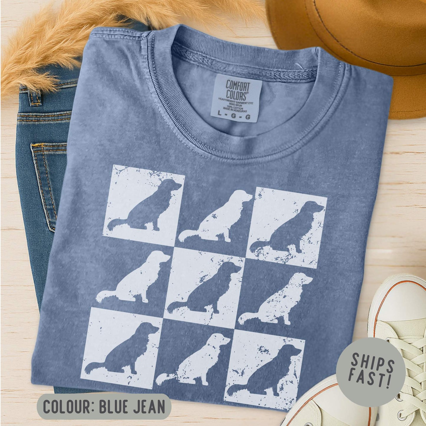 Comfort Colors Golden Retriever T-Shirt