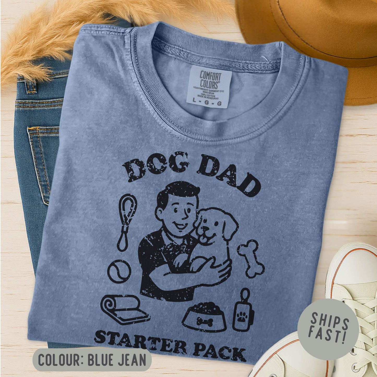 Dog Dad Starter Pack T-Shirt