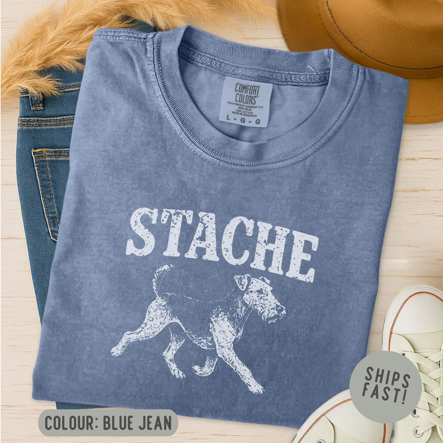 Airedale Terrier Stache T-Shirt