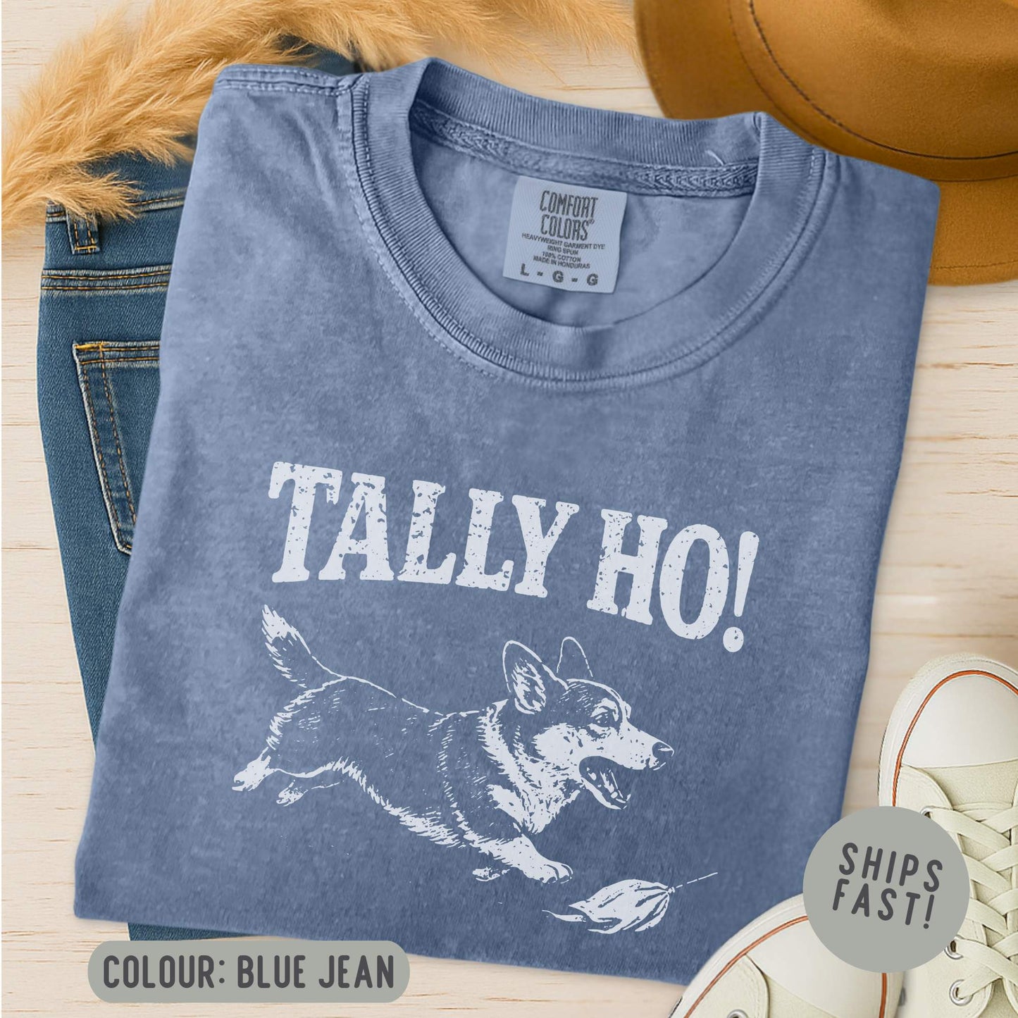 Cardigan Welsh Corgi Running FastCAT T-Shirt
