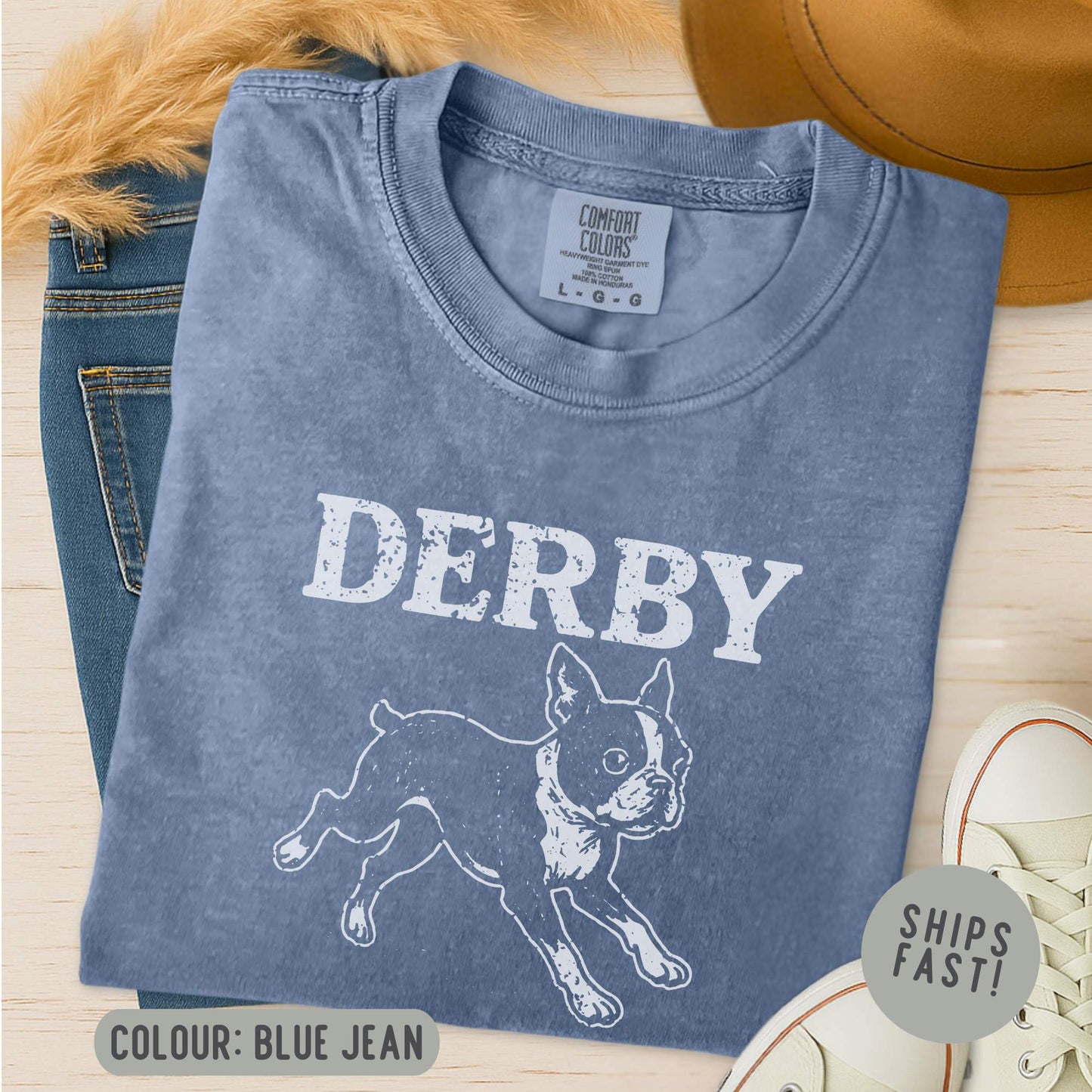 Boston Terrier Derby T-Shirt