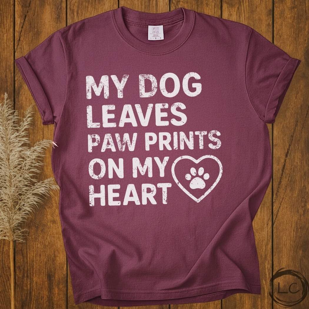 Pawprints on my Heart T-Shirt