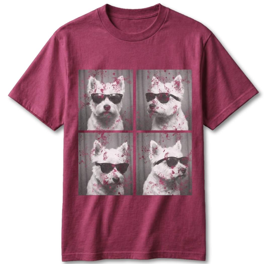 Westie Photo Booth T-Shirt