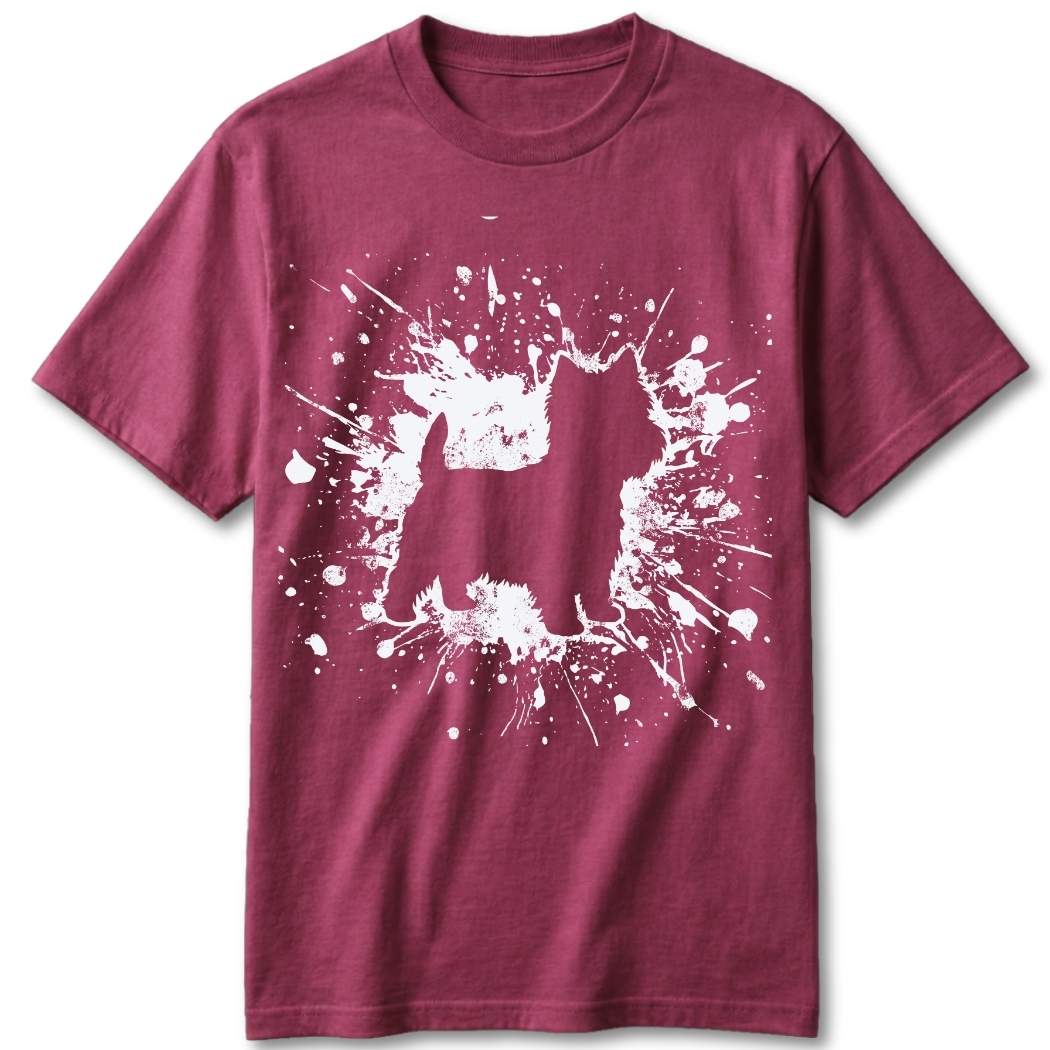 Ink Splash Westie T-Shirt