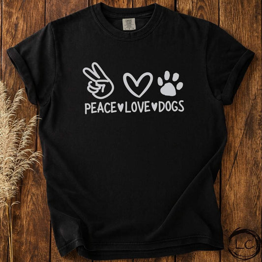 Peace,Love,Dogs T-Shirt