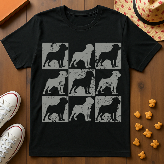 Rottweiler Print T-Shirt