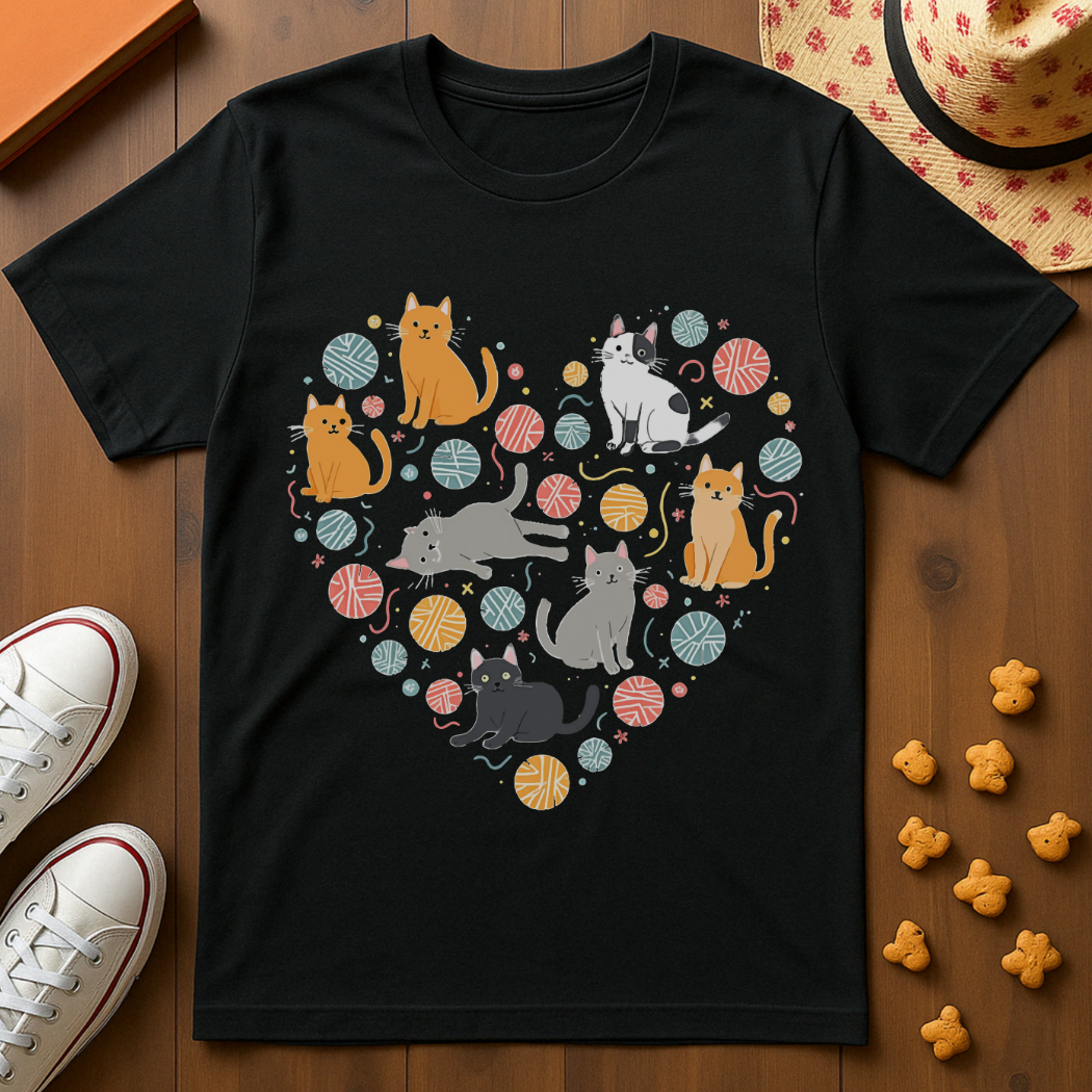 Cat Heart T-Shirt