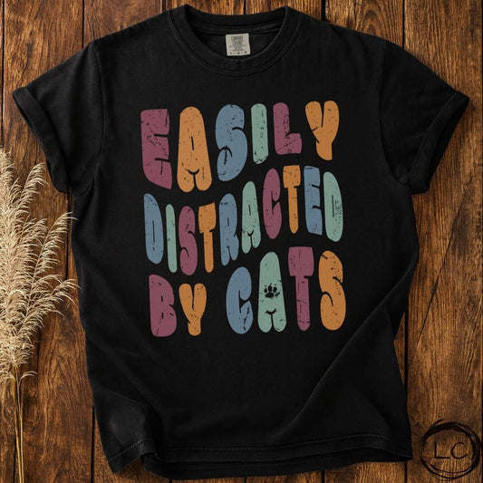 Wavey Easily Distracted by Dogs T-Shirt