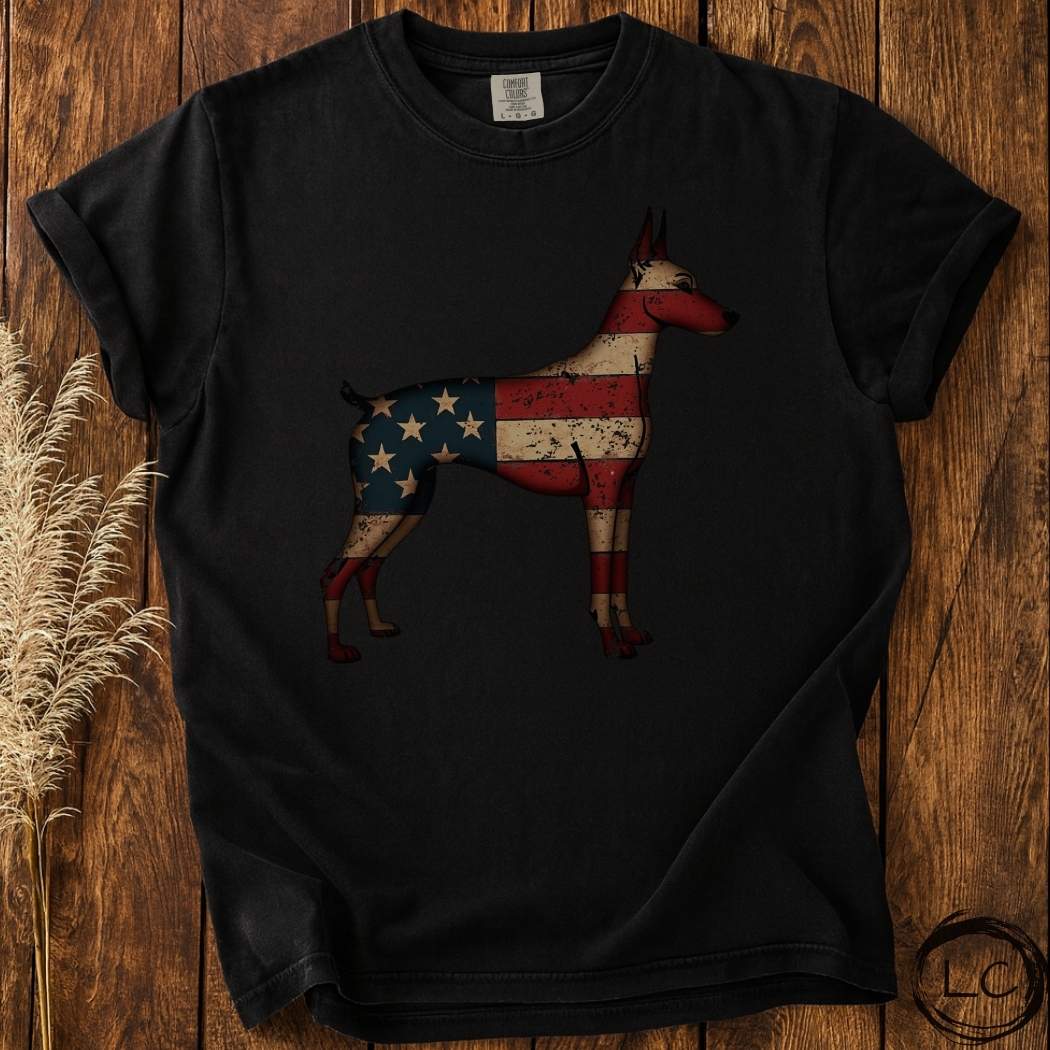 Patriotic Doberman T-Shirt