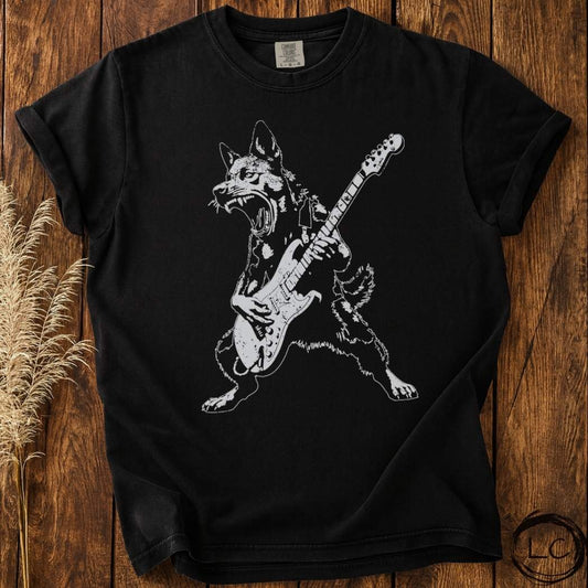 Dog Playing Guitar T-Shirt