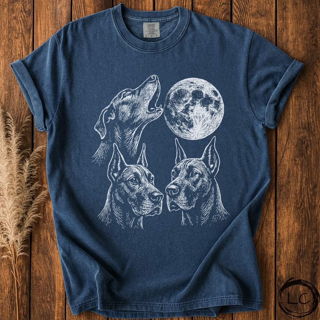 Three Great Dane Moon T-Shirt
