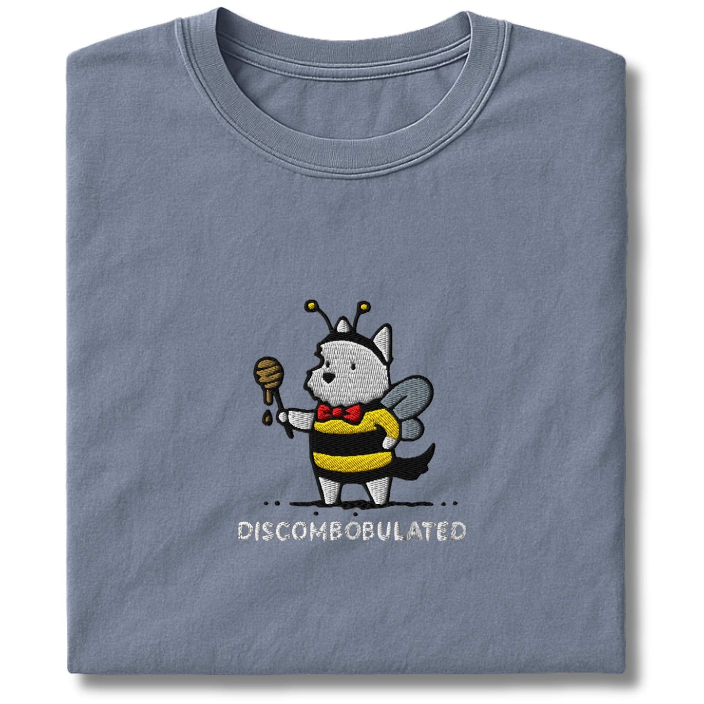 Embroidered Westie Discombobulated T-Shirt