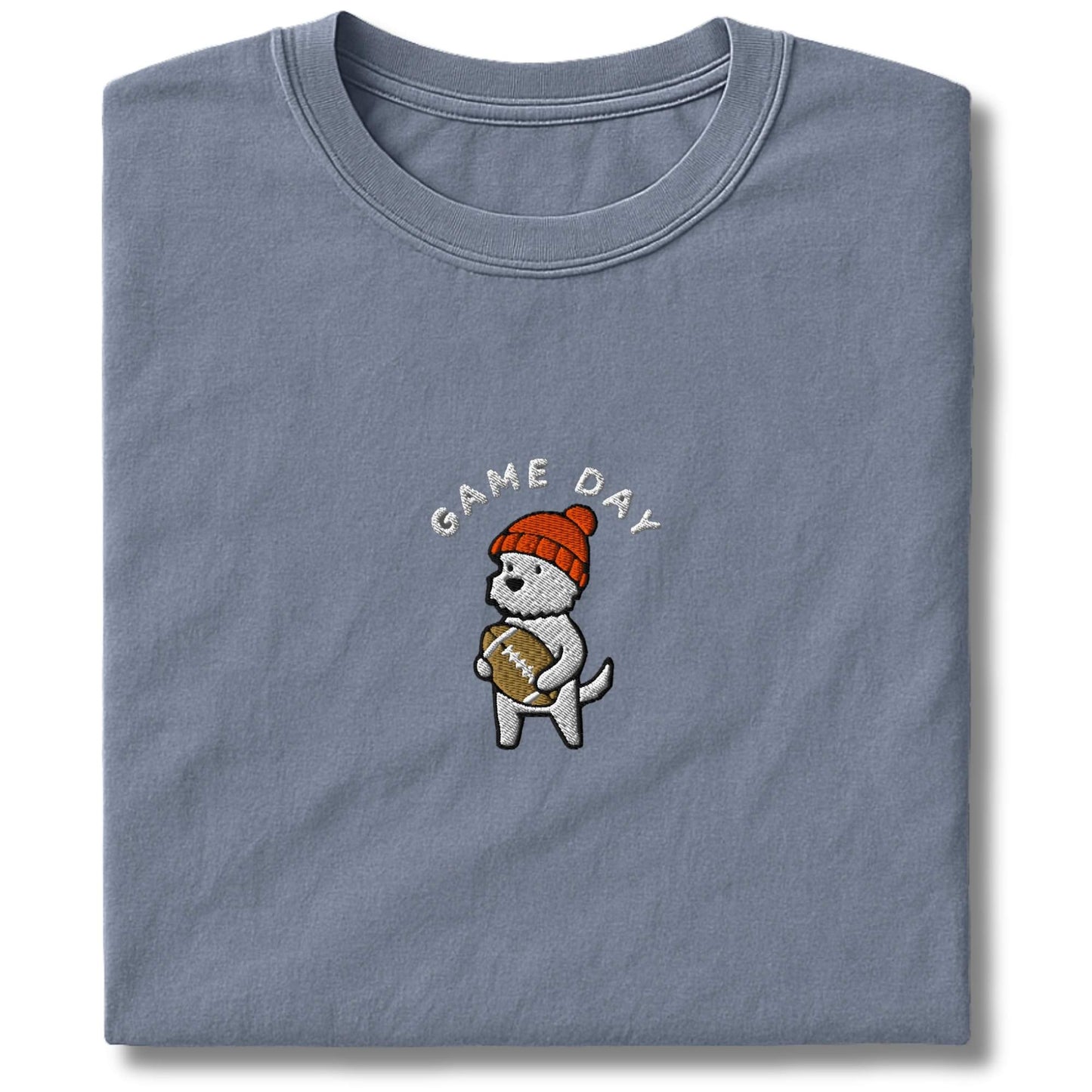 Embroidered Westie Game Day T-Shirt