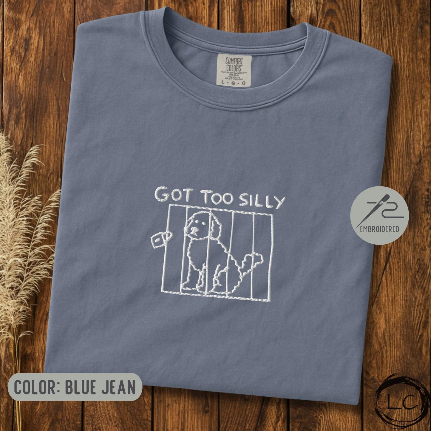 Embroidered Labradoodle Got Too Silly T-Shirt