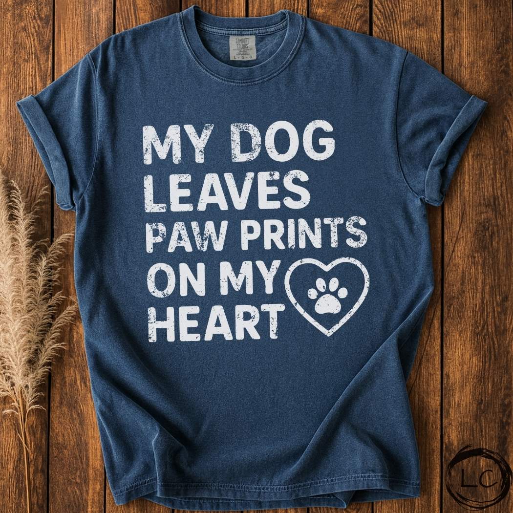Pawprints on my Heart T-Shirt