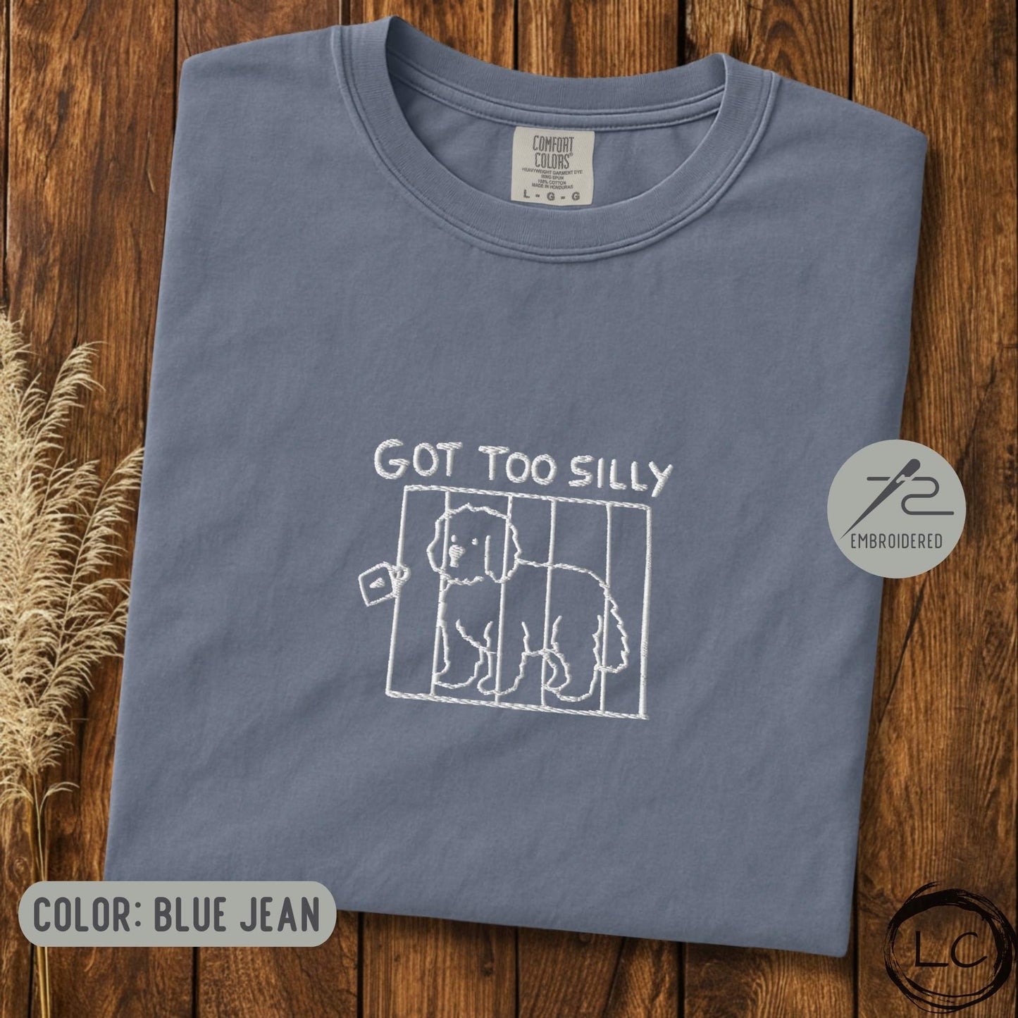 Embroidered Newfypoo Got Too Silly T-Shirt