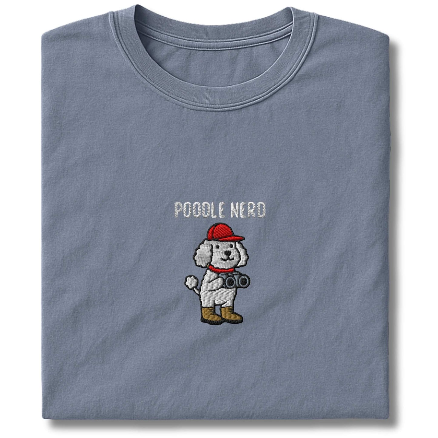Embroidered Poodler Nerd T-Shirt