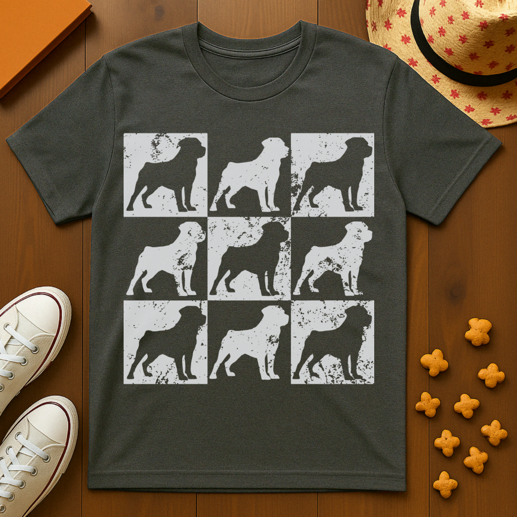 Rottweiler Print T-Shirt